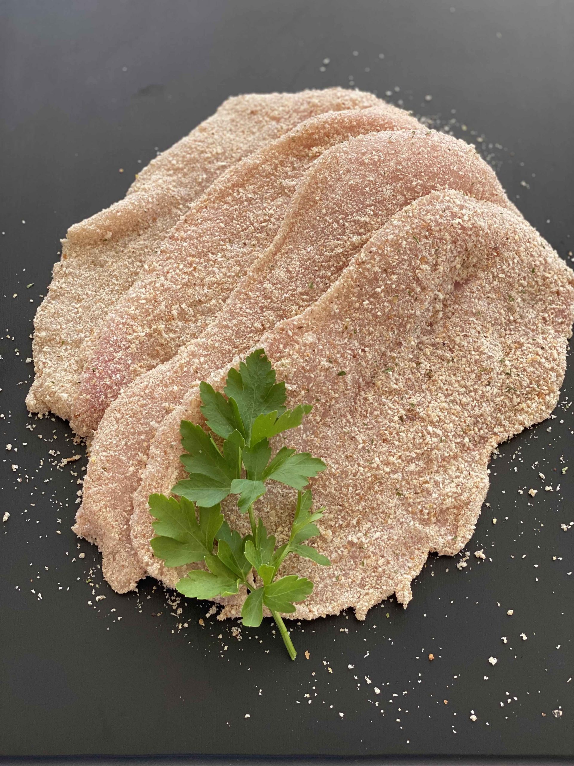 Chicken Schnitzel Crumbed Chicken-Schnitzel-Crumbed (per 1Kg)