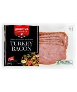 Gourmet Sensations – Premium Smoked Turkey Bacon (200g)